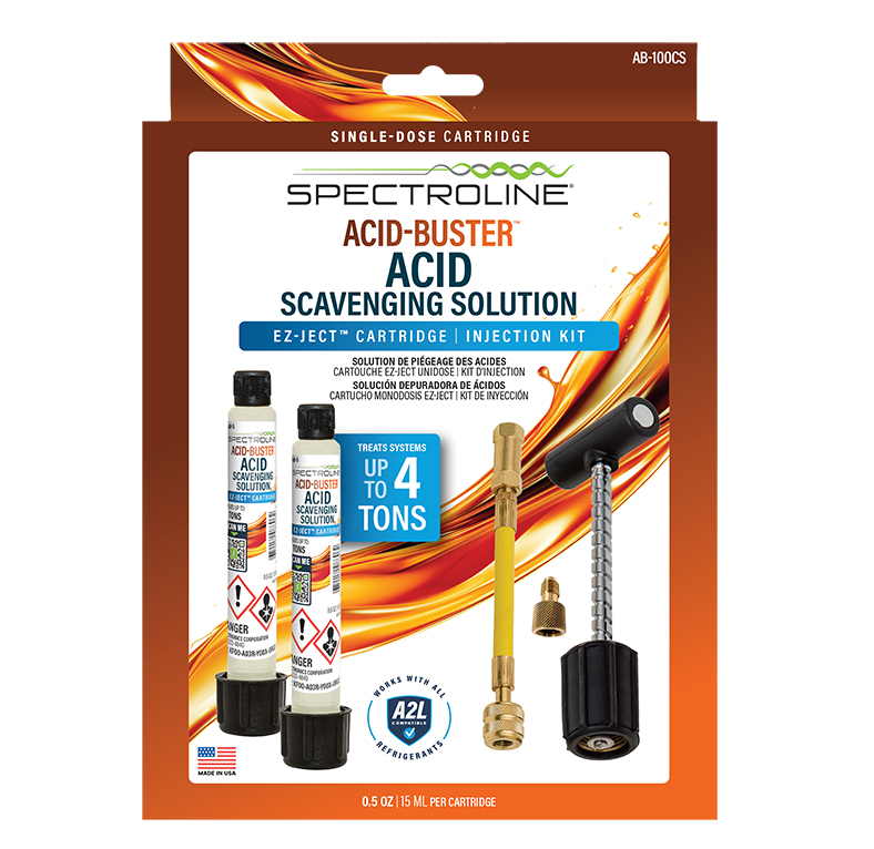 AB-100CS_Packaging_Front Acid-Buster AB-100CS from Spectroline