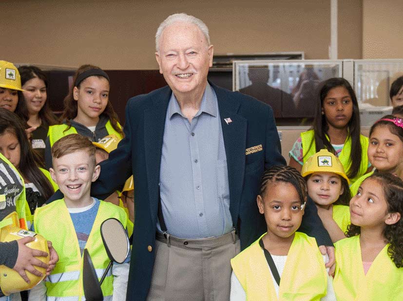 Bill Cooper with the future generation