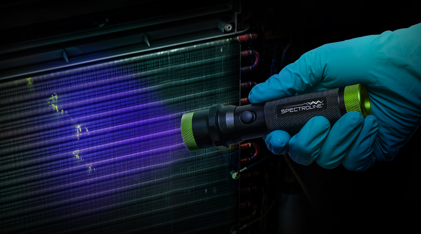 How Fluorescent Dyes Benefit Leak Detection Procedures In Air Conditioning And Refrigeration Systems Spectroline