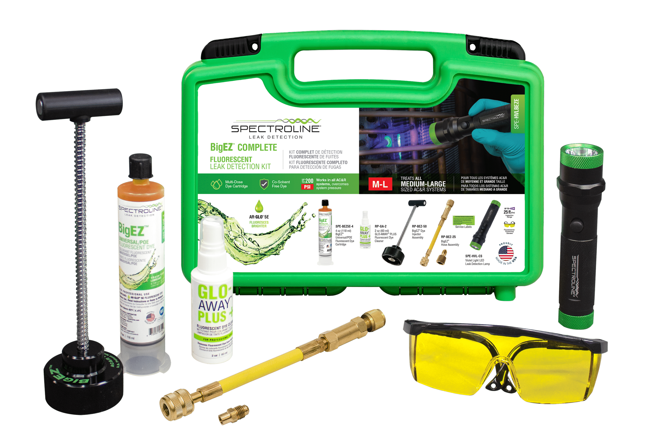 光導　セット⑧ BigEZ™ Fluorescent Leak Detection Kit - Spectroline