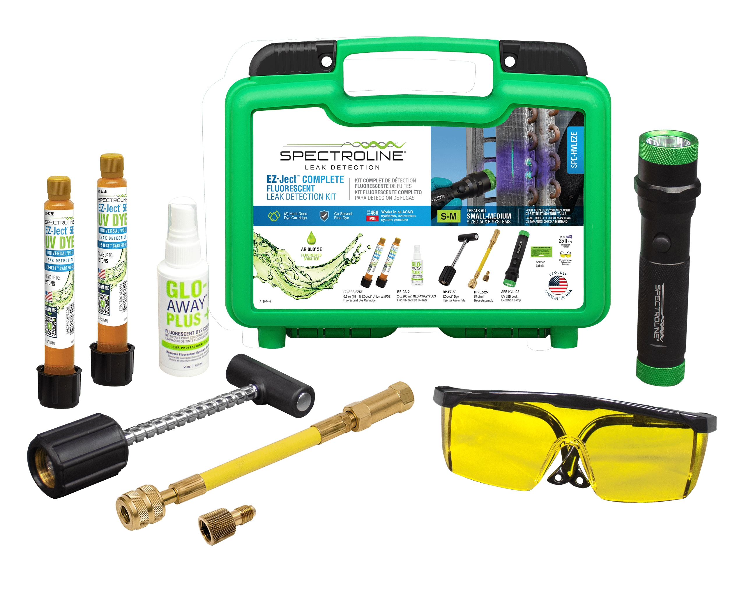 EZ-Ject Fluorescent Leak Detection Kit - Spectroline