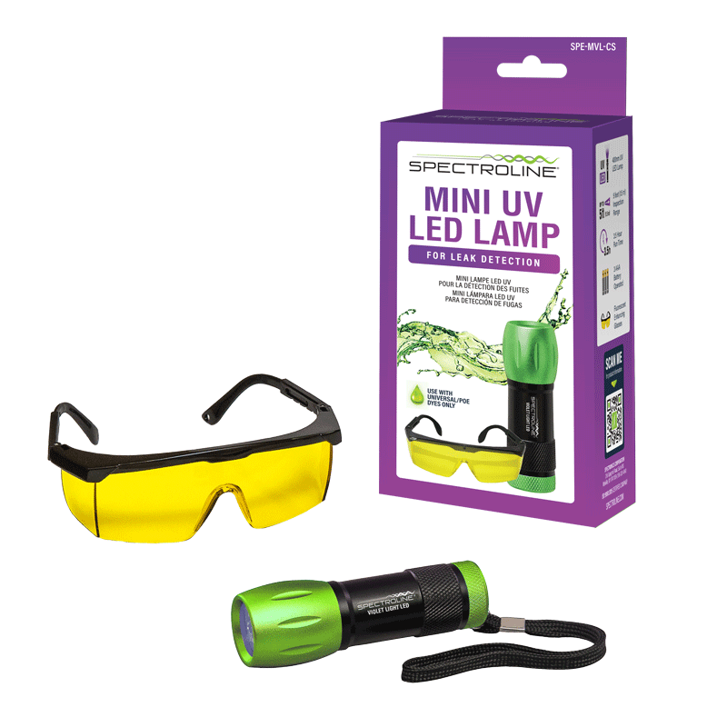 MINI UV LED Leak Detection Lamp for HVAC - Spectroline.com