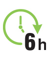6시간 사용 시간
