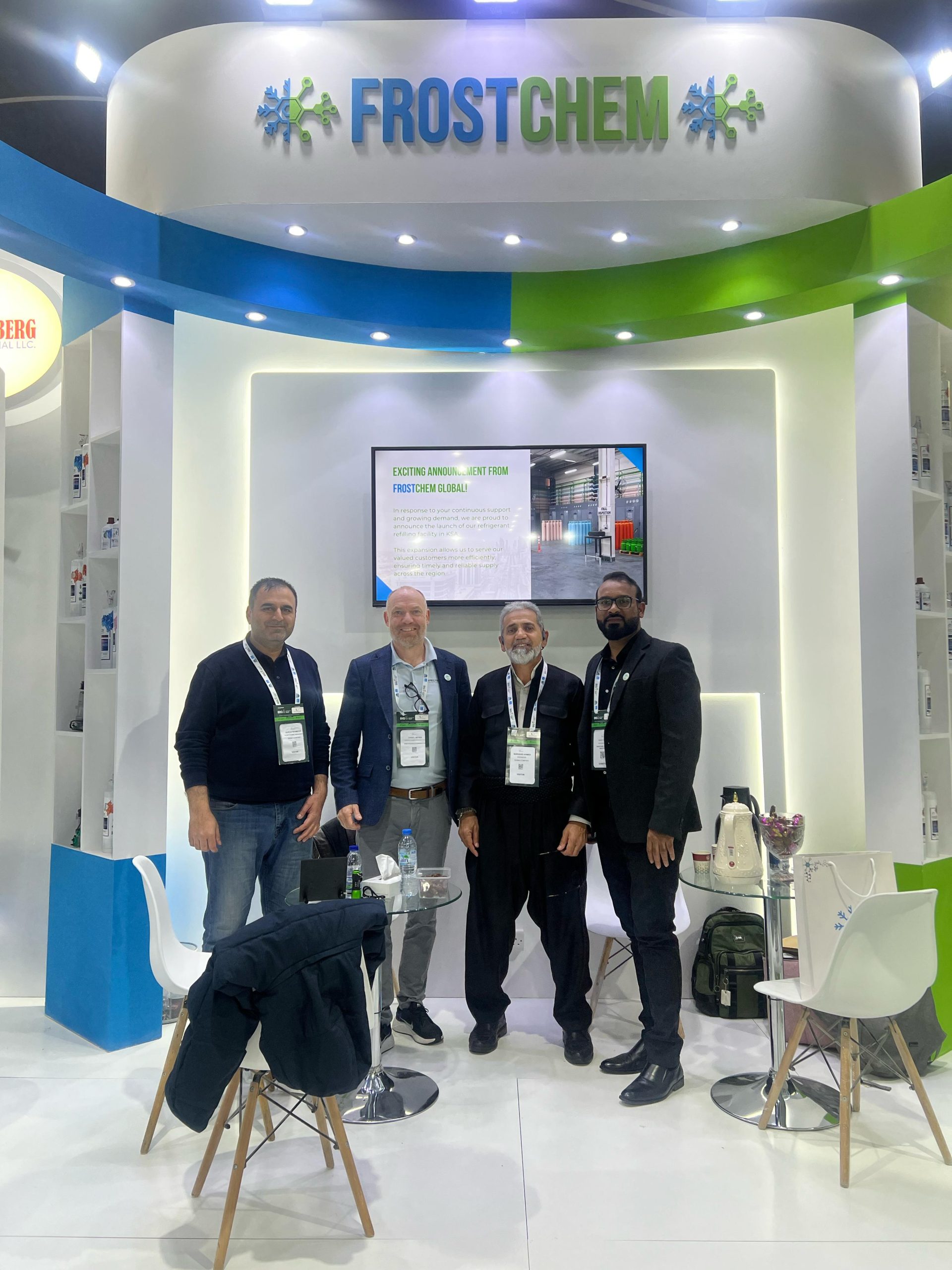 Spectroline with Frostchem at Big 5 Saudi Construct